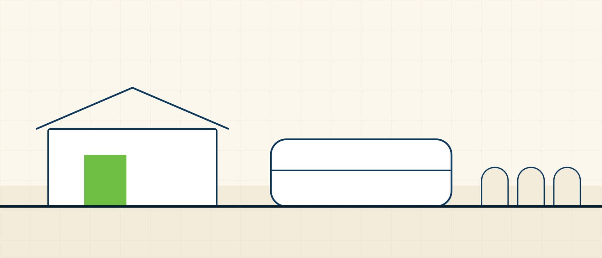 Schematic illustration for a milk shed chilling network scope